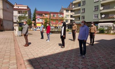 GÜCE’DE 19 MAYIS ÇELENK SUNMA TÖRENİ DÜZENLENDİ