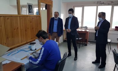 Güce Halk Eğitim Merkezi’nde Maske Üretimi