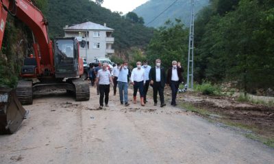 Milletvekilleri Güce’de Heyelan Bölgesinde