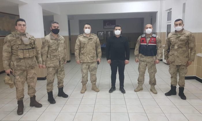 Kaymakam Böyük, Yeni Yıla Güvenlik Güçleri ve Sağlık Çalışanları İle Girdi