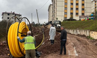 Güce’de Doğalgaz Çalışmaları Başladı