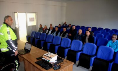 Güce’de Okul Servis Şoförlerine Eğitim Semineri Düzenlendi