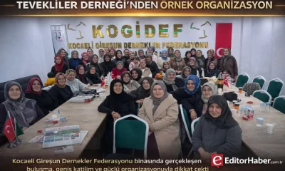        Güce Tevekliler’den Örnek Organizasyon