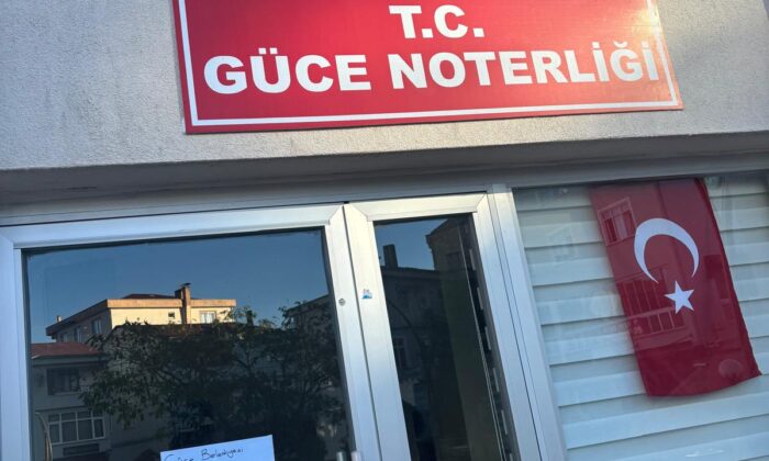        Güce’de Noter Krizi